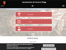 Tablet Screenshot of fuentelareina.es
